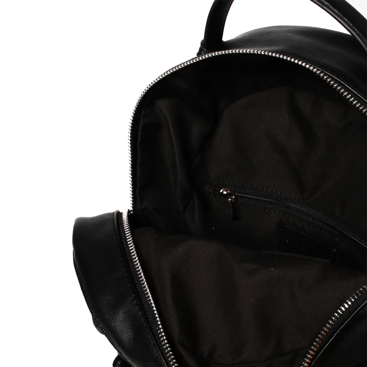 Zaino Con Tasche Frontali, Nero